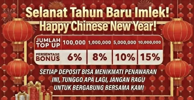 Happy Chinese New Year! Bonus Top Up