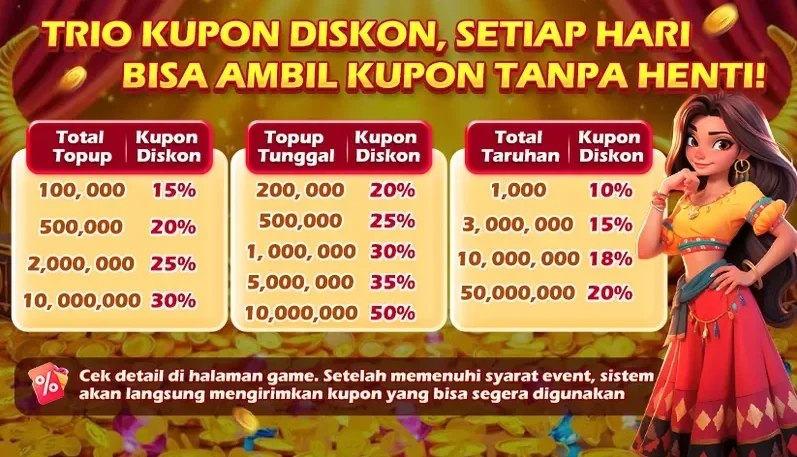 TRIO KUPON DISKON
